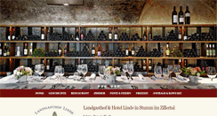 Desktop Screenshot of landgasthof-linde.at